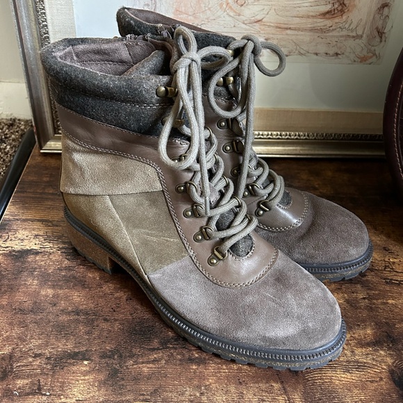 Earth Elements Tessa Lace Up Combat Boots size 9.5 - Picture 3 of 8